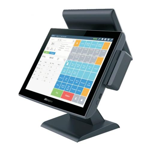 Micro Point Touch POS – All in One 15″ + Customer Display Dual Screen